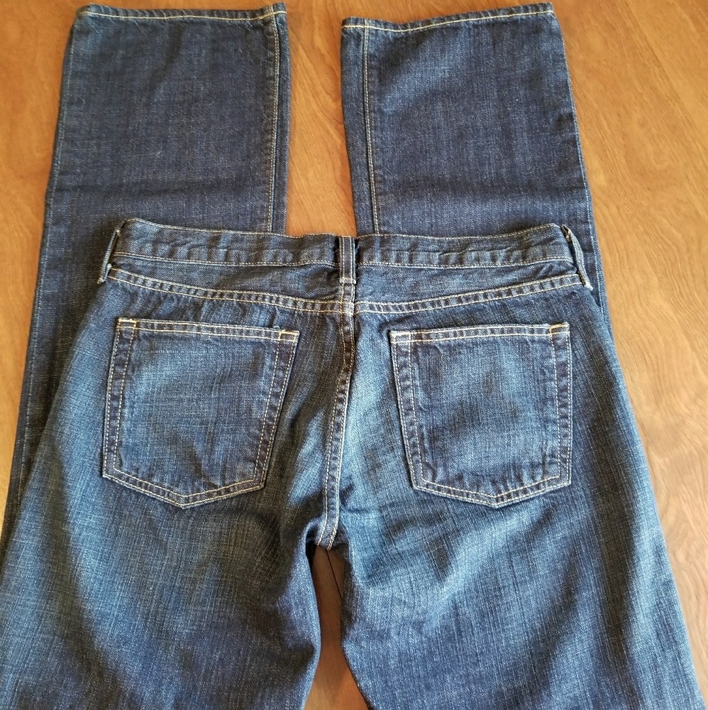 J.Crew Hipslung Resin rinsed wash jeans, size 29R.